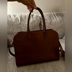 Maroon Leather Claudia Firenze